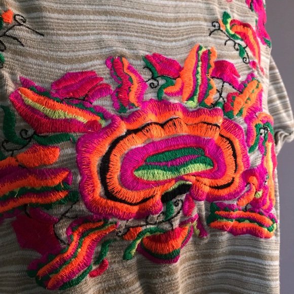 Free People Catalunya Tee in Mushroom Combo - Picture 3 of 6